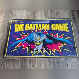 The Batman Game Vintage University Games. Batman Board Game.